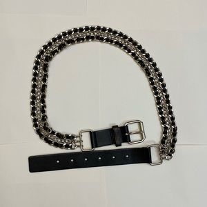 Rare Express Chain Leather Belt